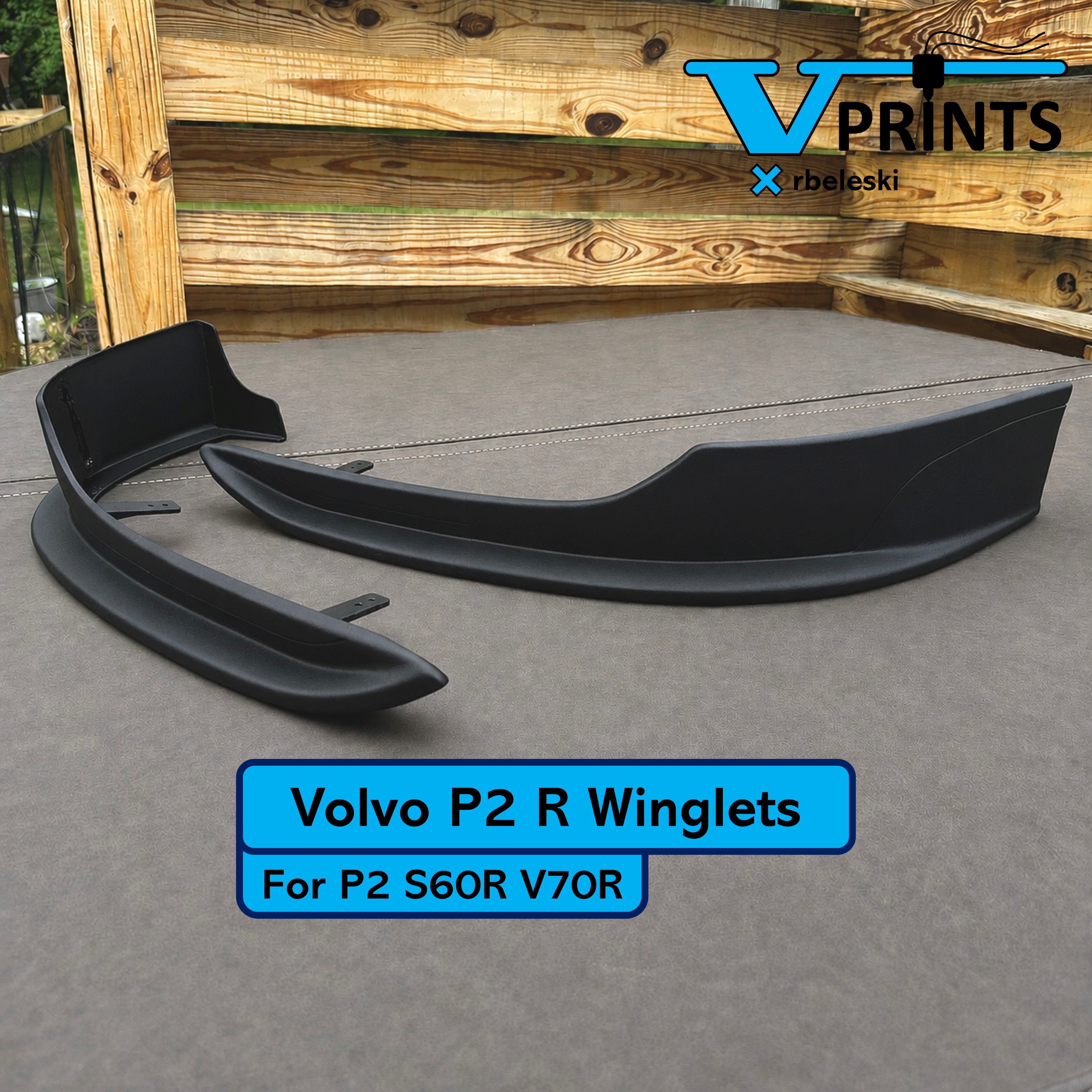Volvo P2 R Front Winglet Pair