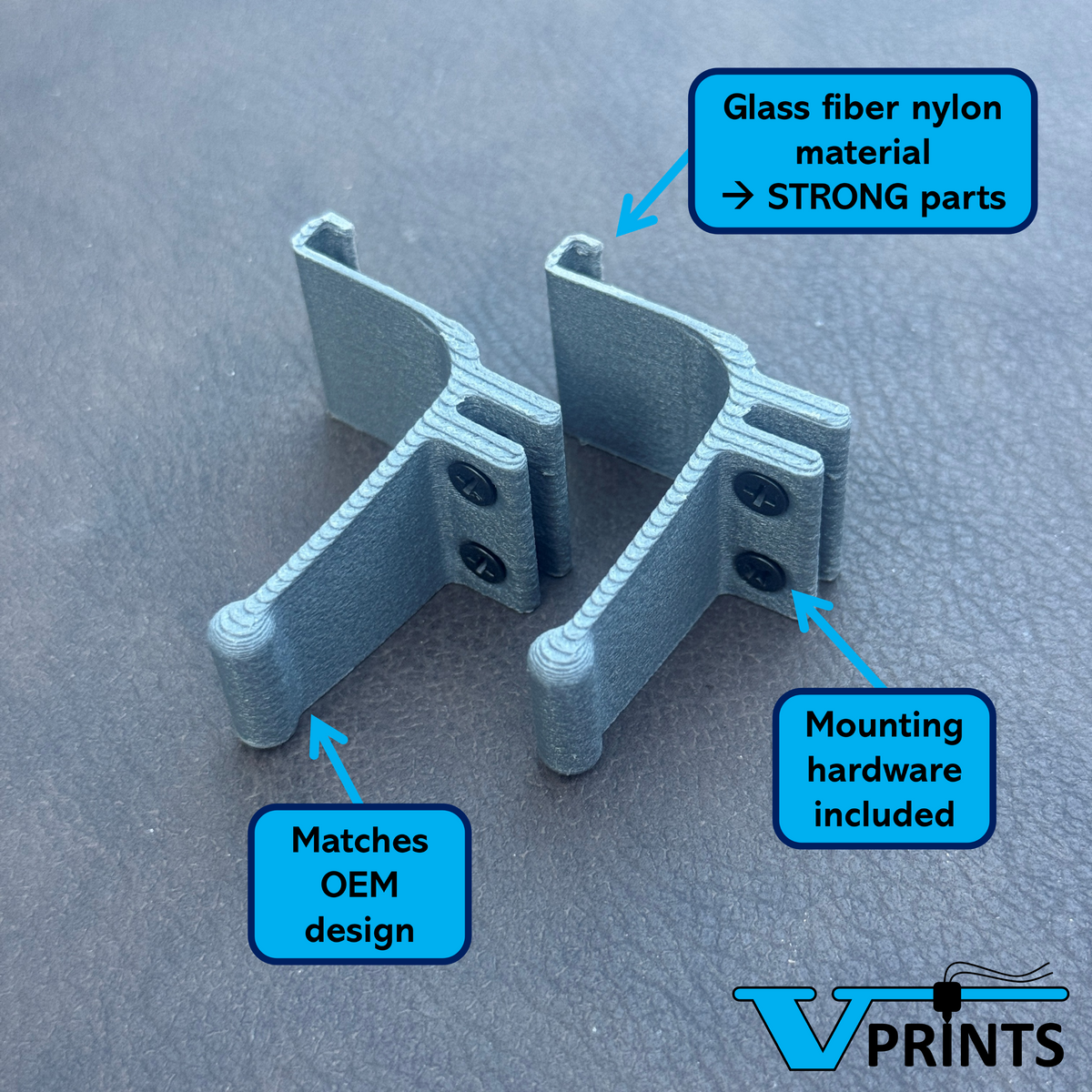 Volvo P80 Rear Window Blind Clip Set