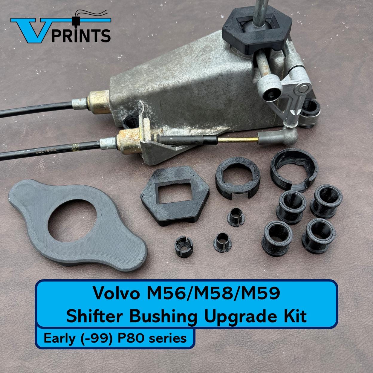 Volvo Early P80 Shifter Bushings Precision Upgrade Kit