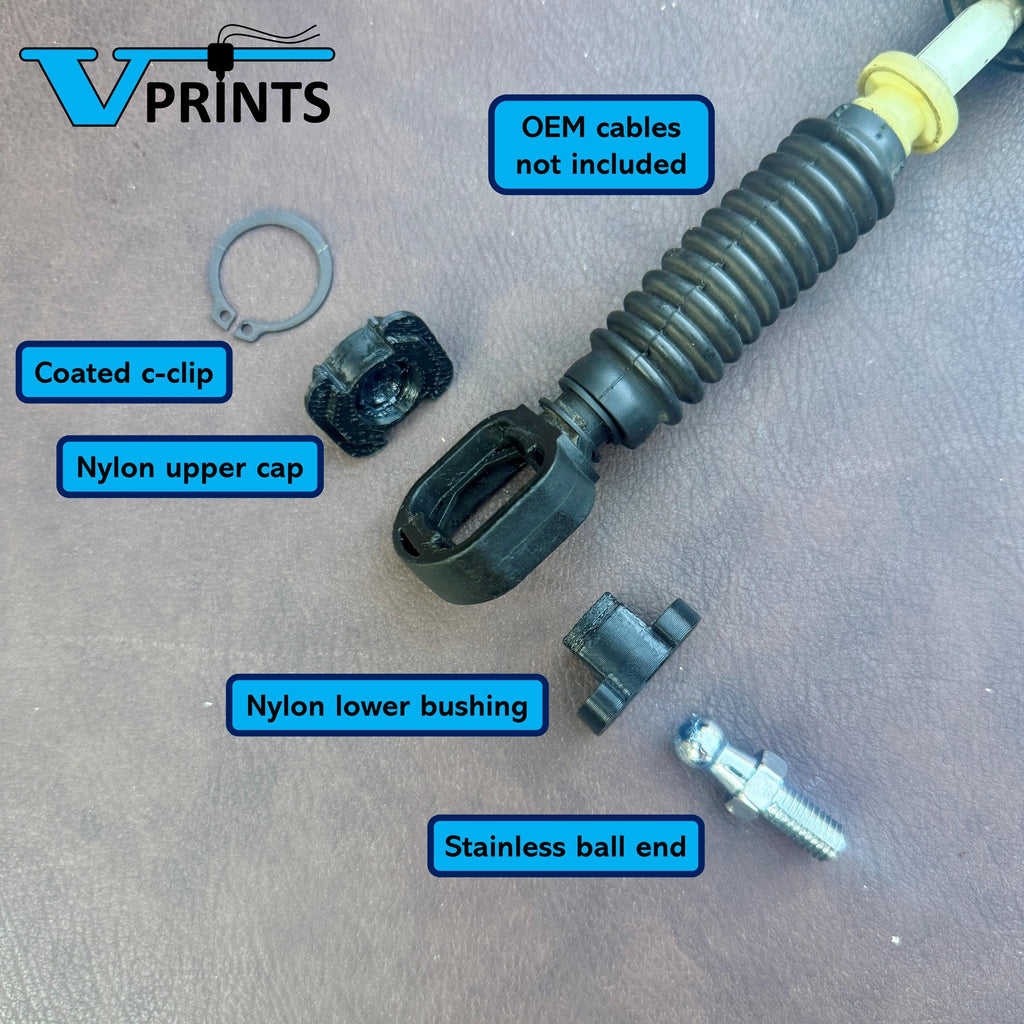 Volvo P2 & P1 Shift Cable End Bushing Kit (Square End)