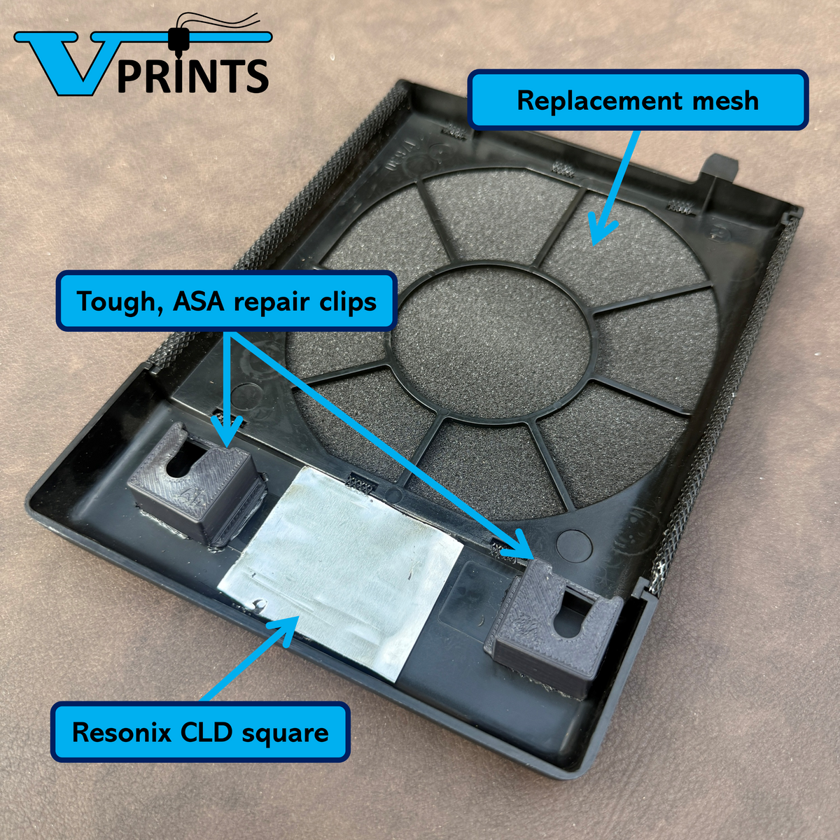 Volvo 740 & 940 Door Speakers Cover Repair Kit