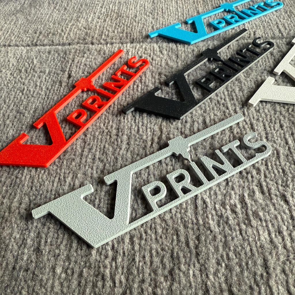 VPrints Logo 3D Sticker