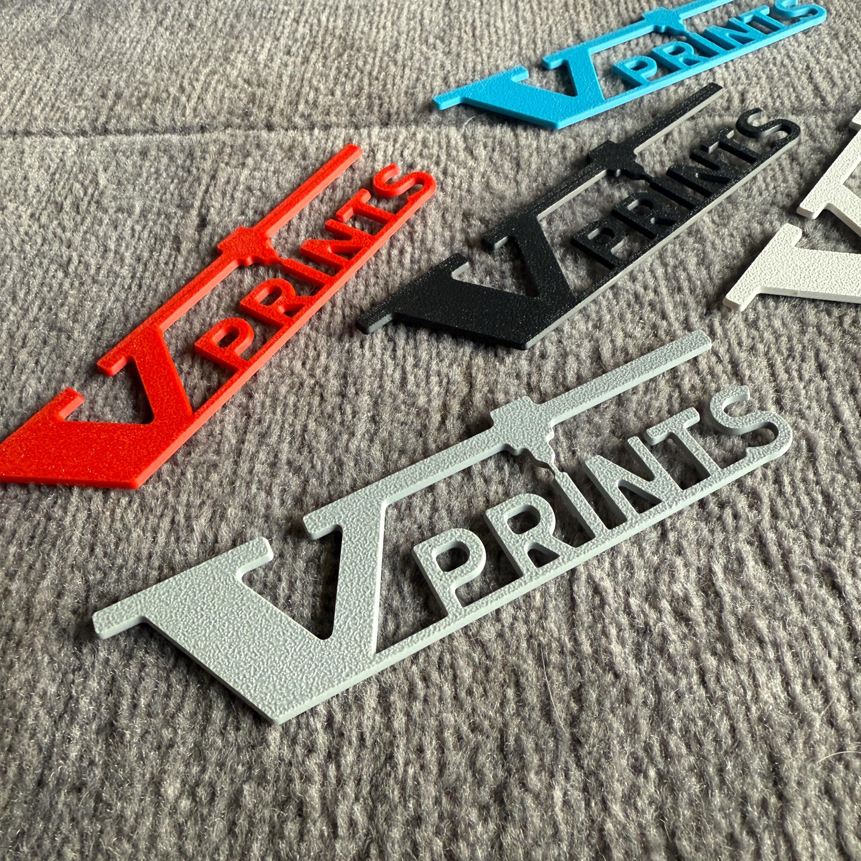 VPrints Logo 3D Sticker