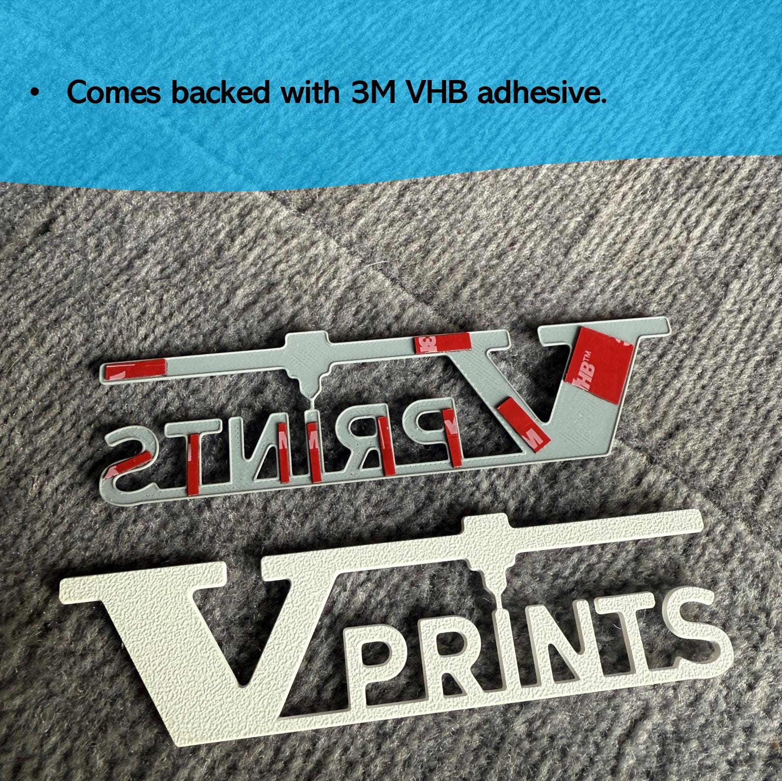 VPrints Logo 3D Sticker