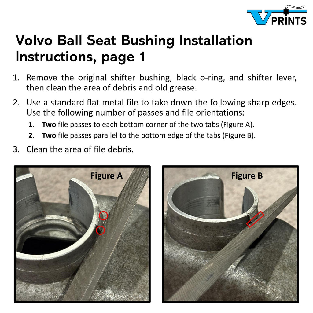 Volvo 1993-99 M56 Side Lever x3 Partial Bushing Kit