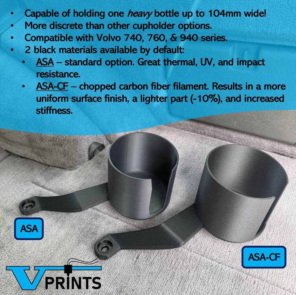 Volvo 740 & 940 Large Footwell Cupholder