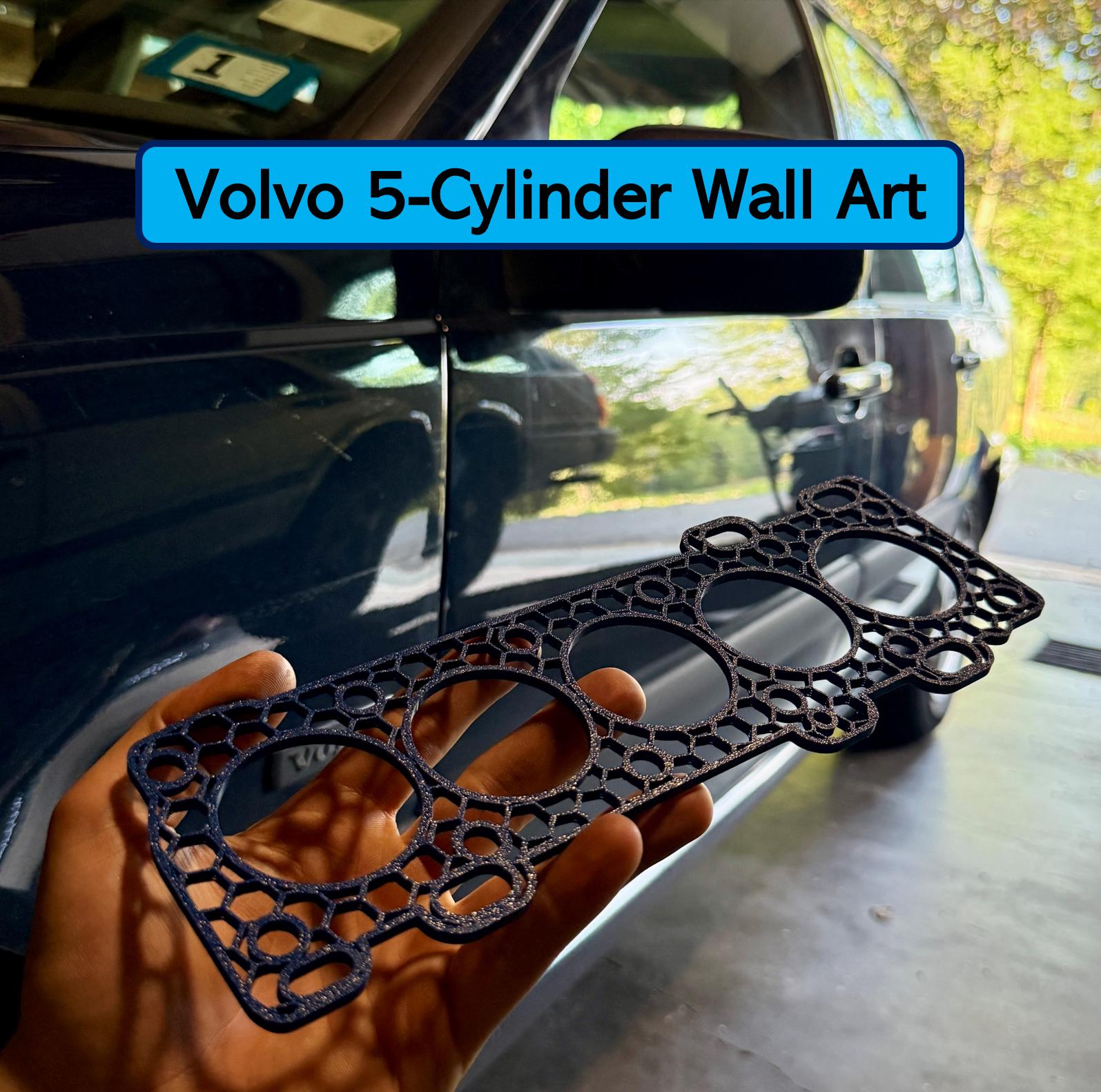 Volvo 5-Cylinder Head Gasket Wall Art