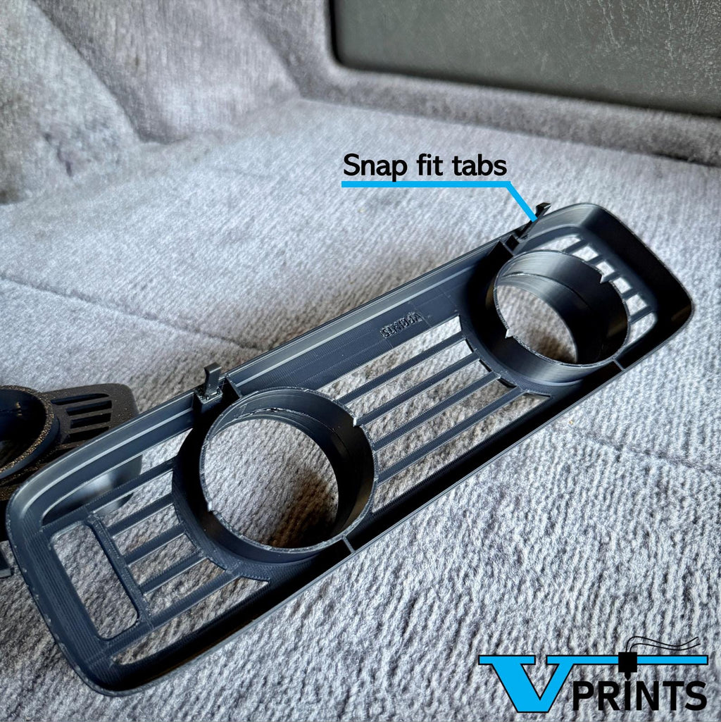 Volvo S70 V70 C70 Center Dash Gauge Plates