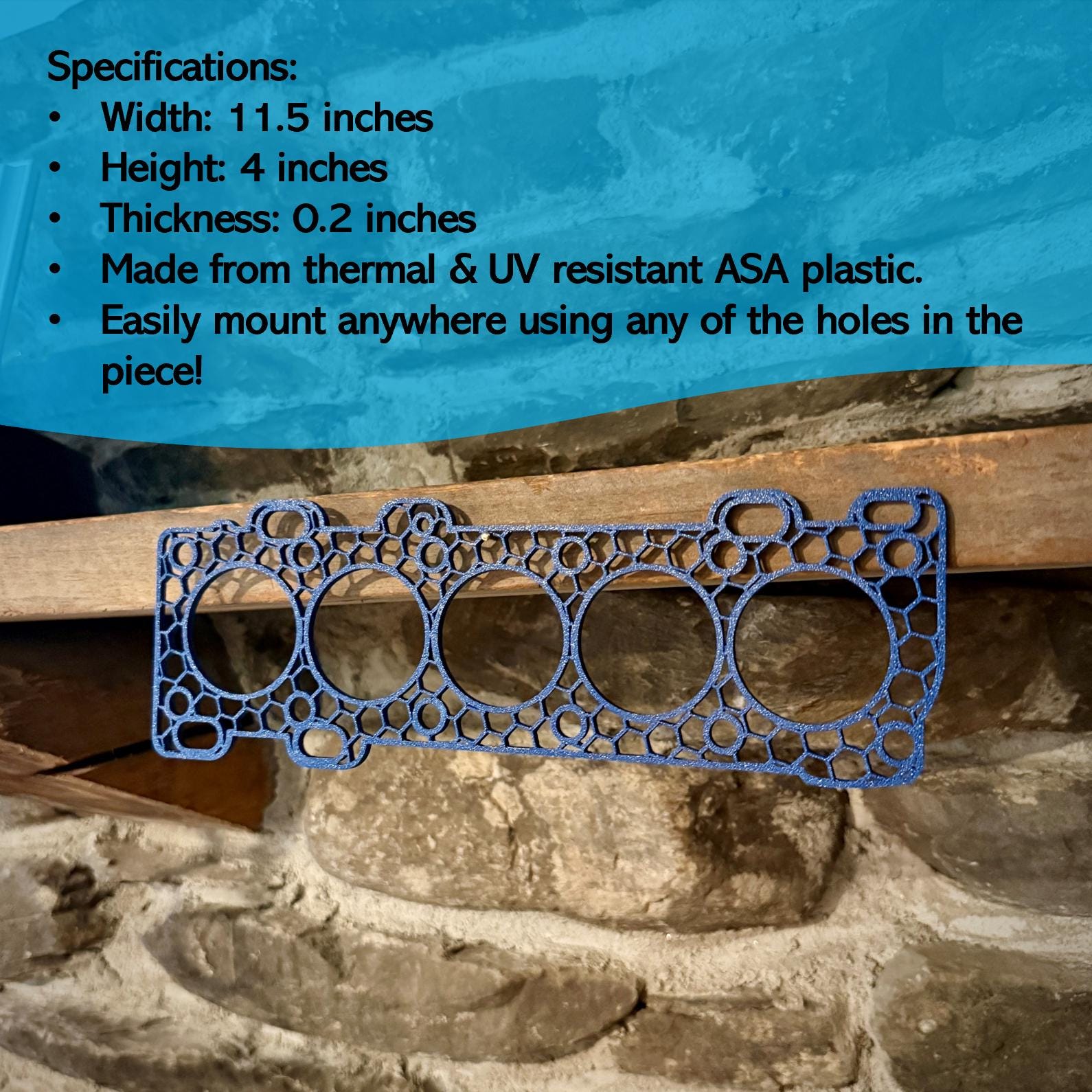Volvo 5-Cylinder Head Gasket Wall Art