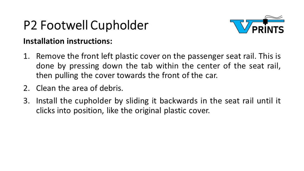 Volvo P2 Large Footwell Cupholder