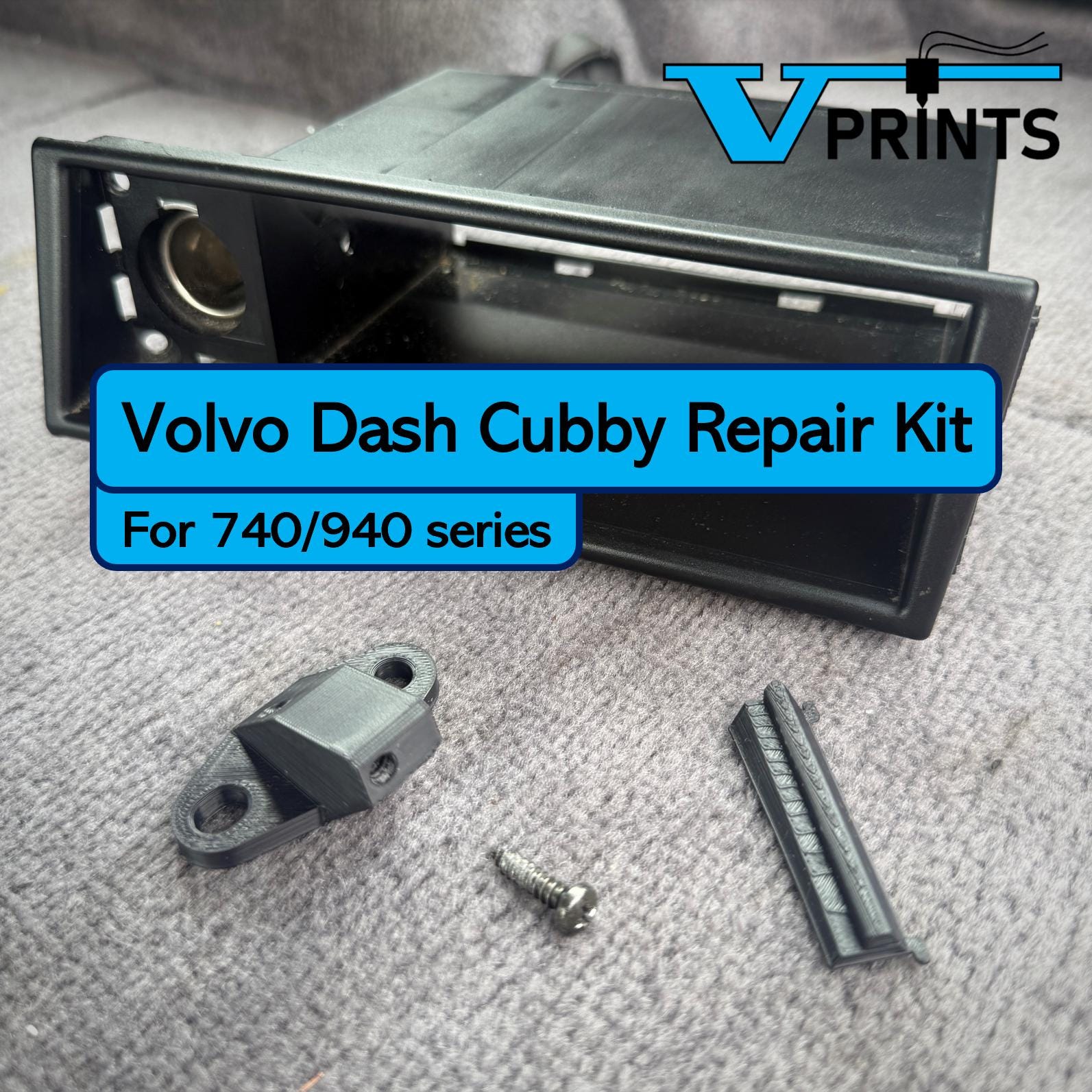 Volvo 740 & 940 Dash Cubby Repair Kit