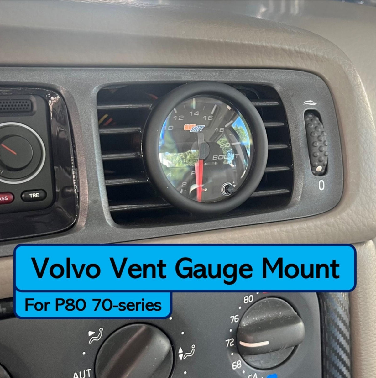 Volvo S70/V70/V70 Gauge Vent Mount (Digital Only)