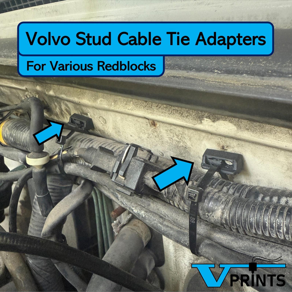Volvo Stud-Style Cable Tie Adapters