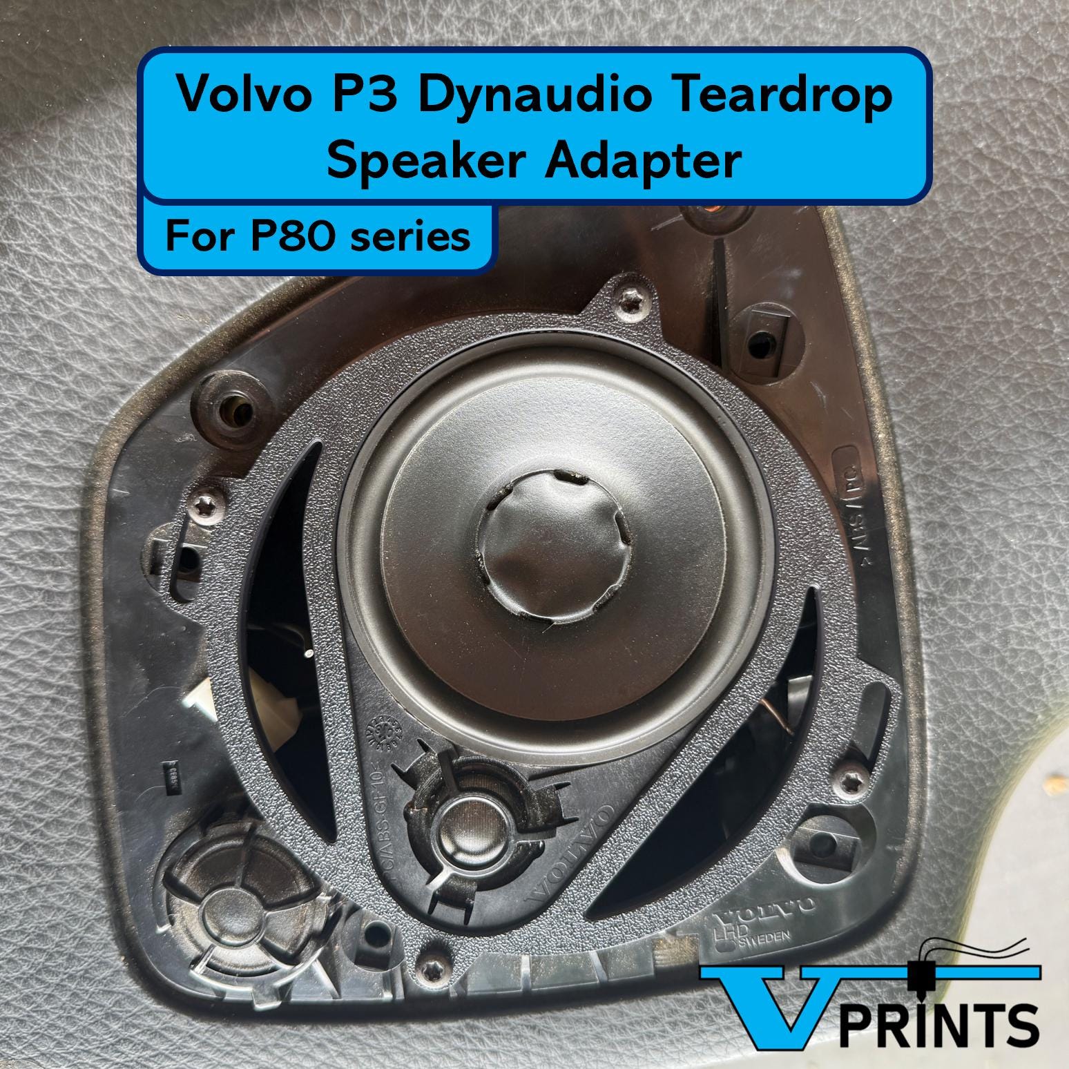 Volvo S70 V70 C70 Dynaudio P3 Teardrop Speaker Adapter