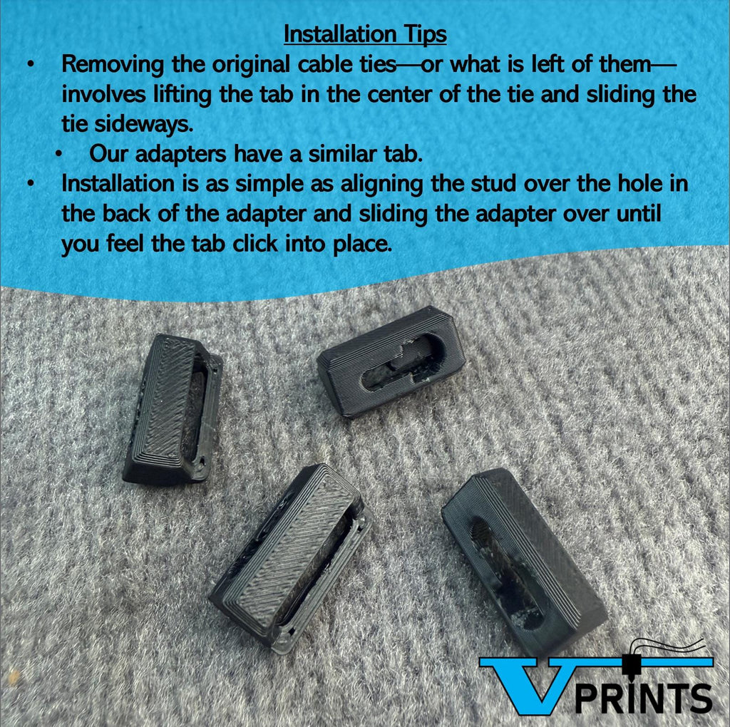Volvo Stud-Style Cable Tie Adapters