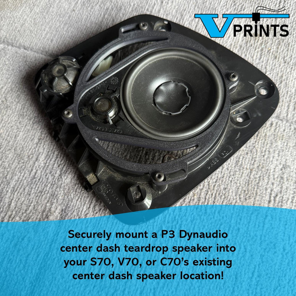 Volvo S70 V70 C70 Dynaudio P3 Teardrop Speaker Adapter