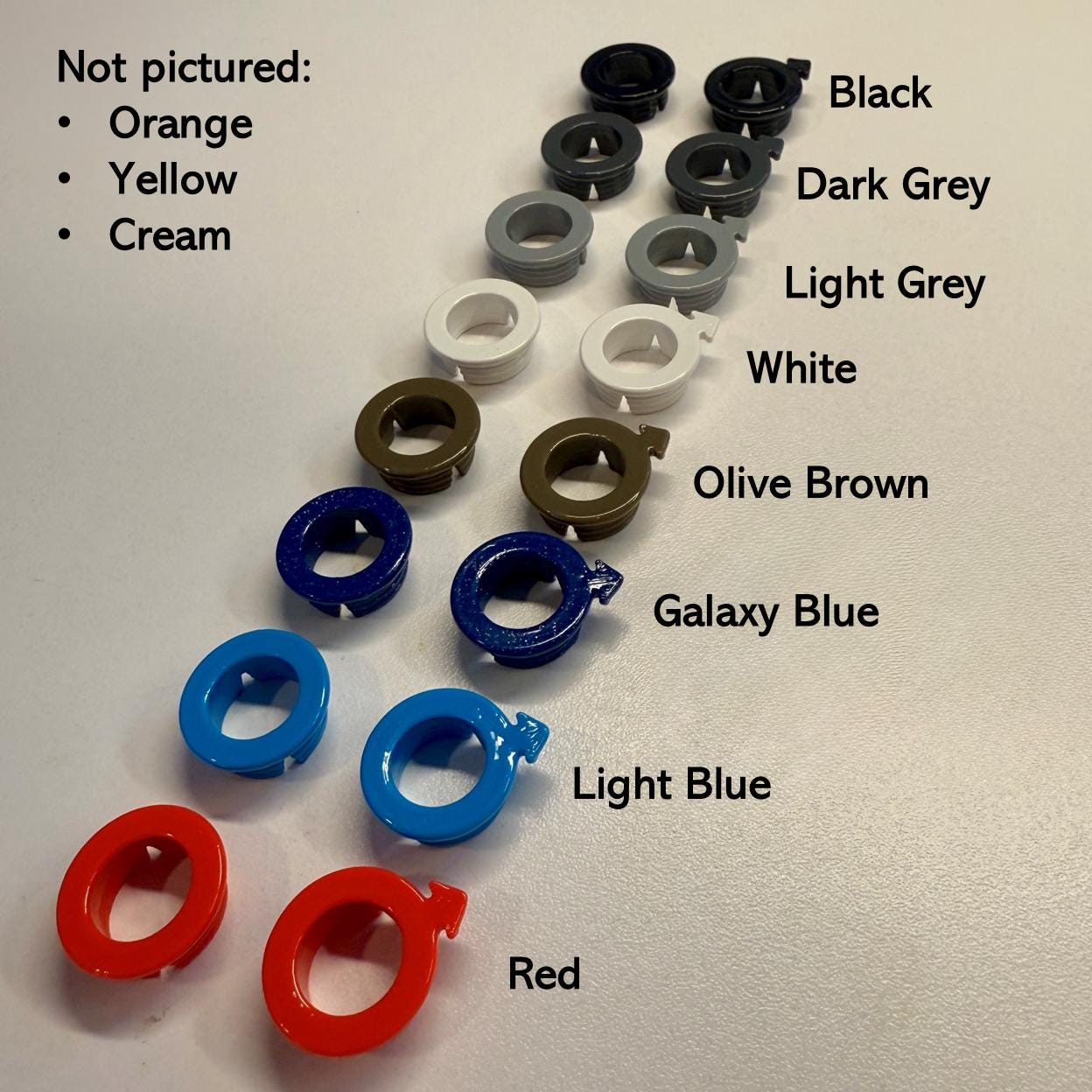 Volvo P80 & P2 Lock Pin Bezel Set