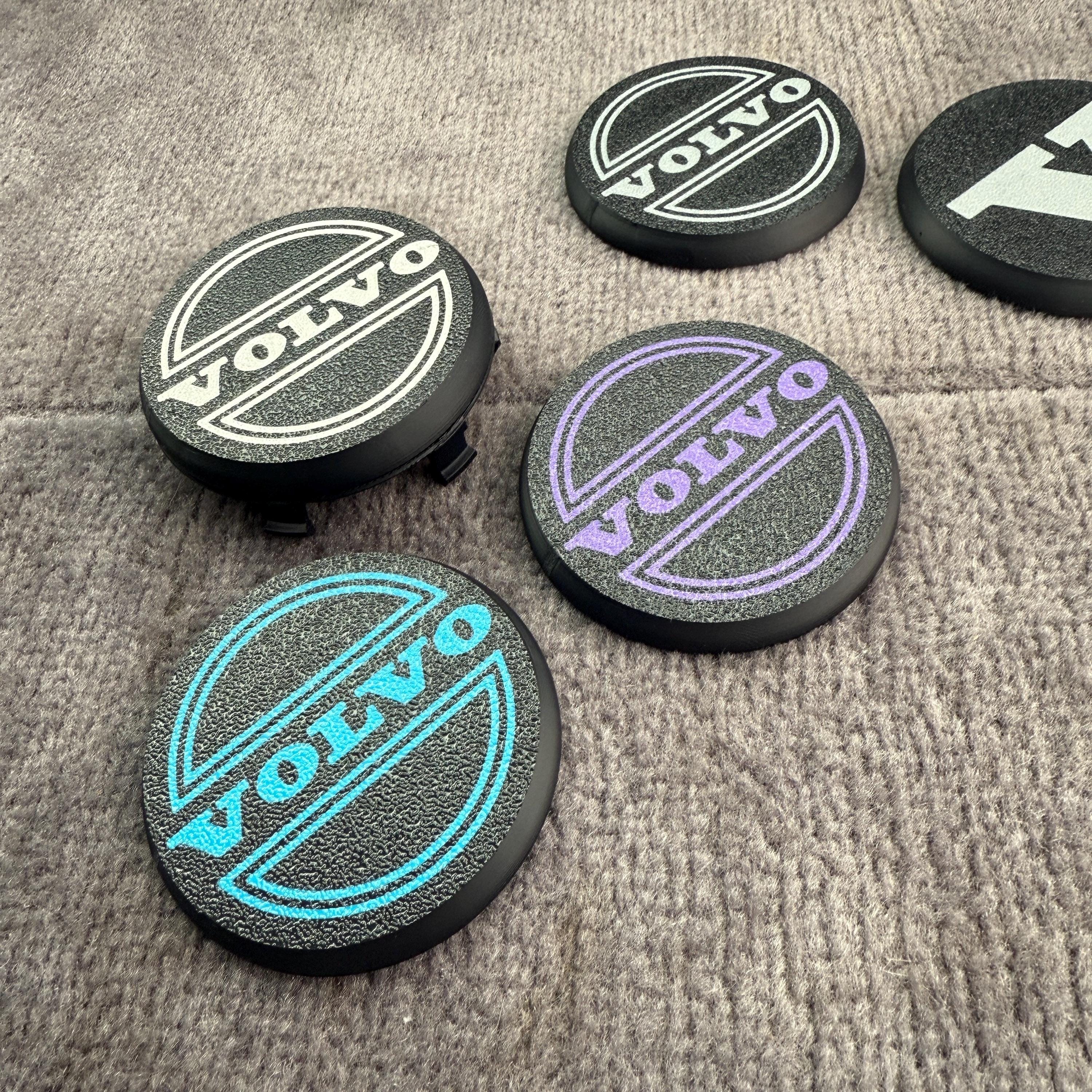 Volvo P80 & P2 Floating Wheel Center Cap Set