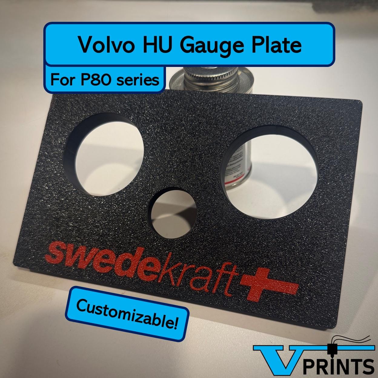 Volvo P80 Radio Head Unit Gauge Mounting Plate