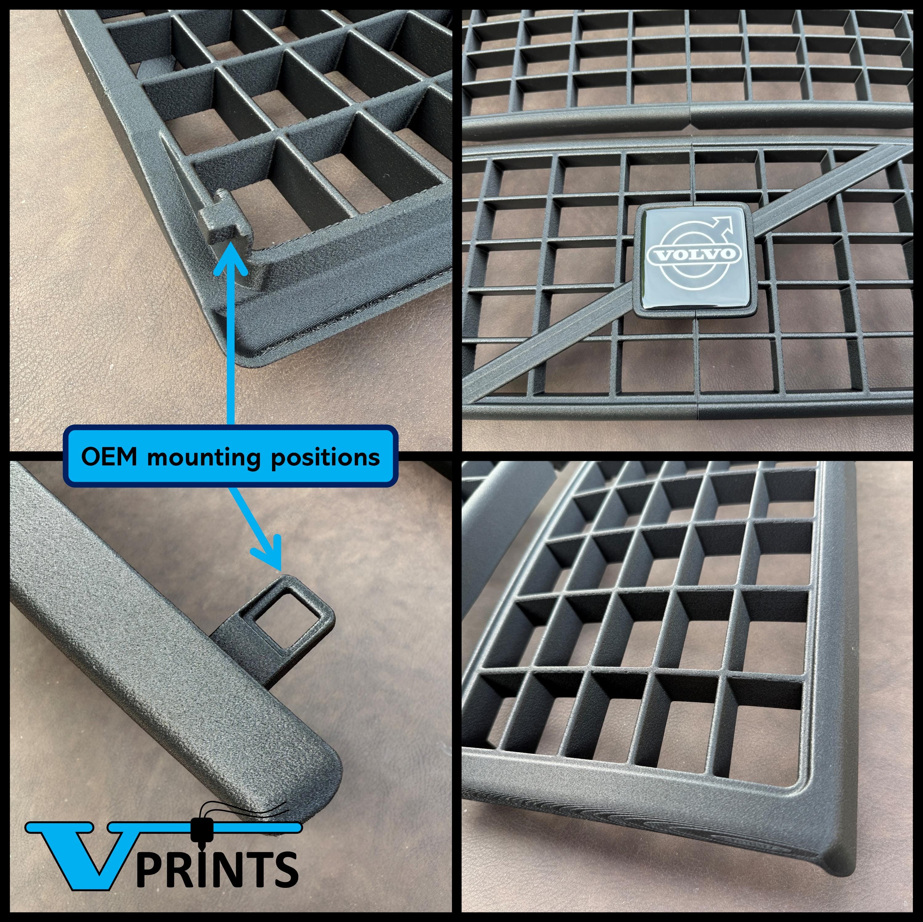 Volvo 940 & 740 Eggcrate Grille (Non-Fog)