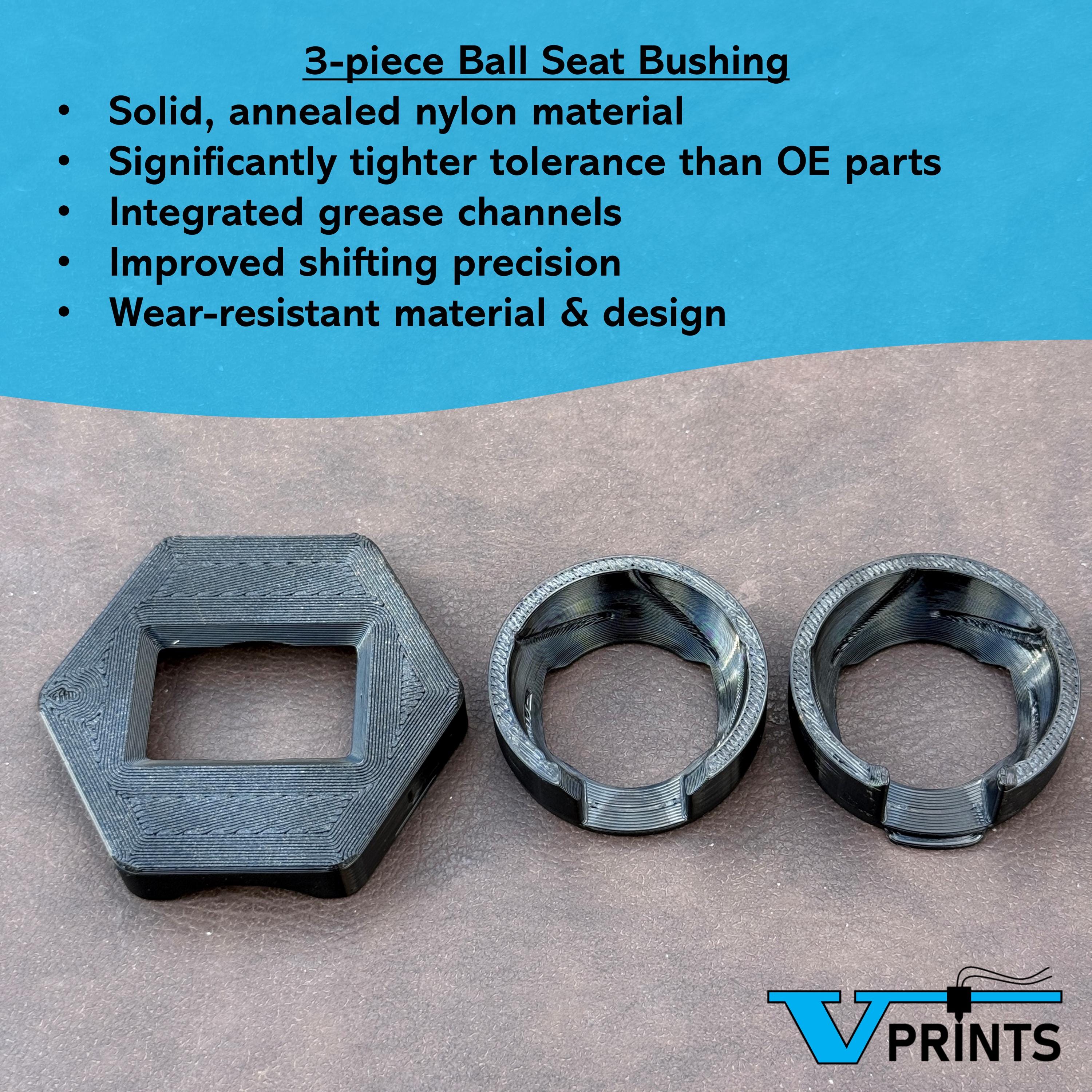 Volvo Early P80 Shifter Bushings Precision Upgrade Kit