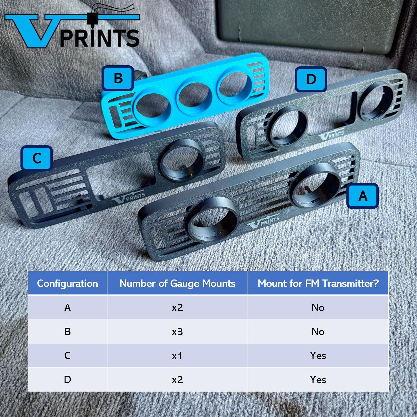 Volvo S70 V70 C70 Center Dash Gauge Plates