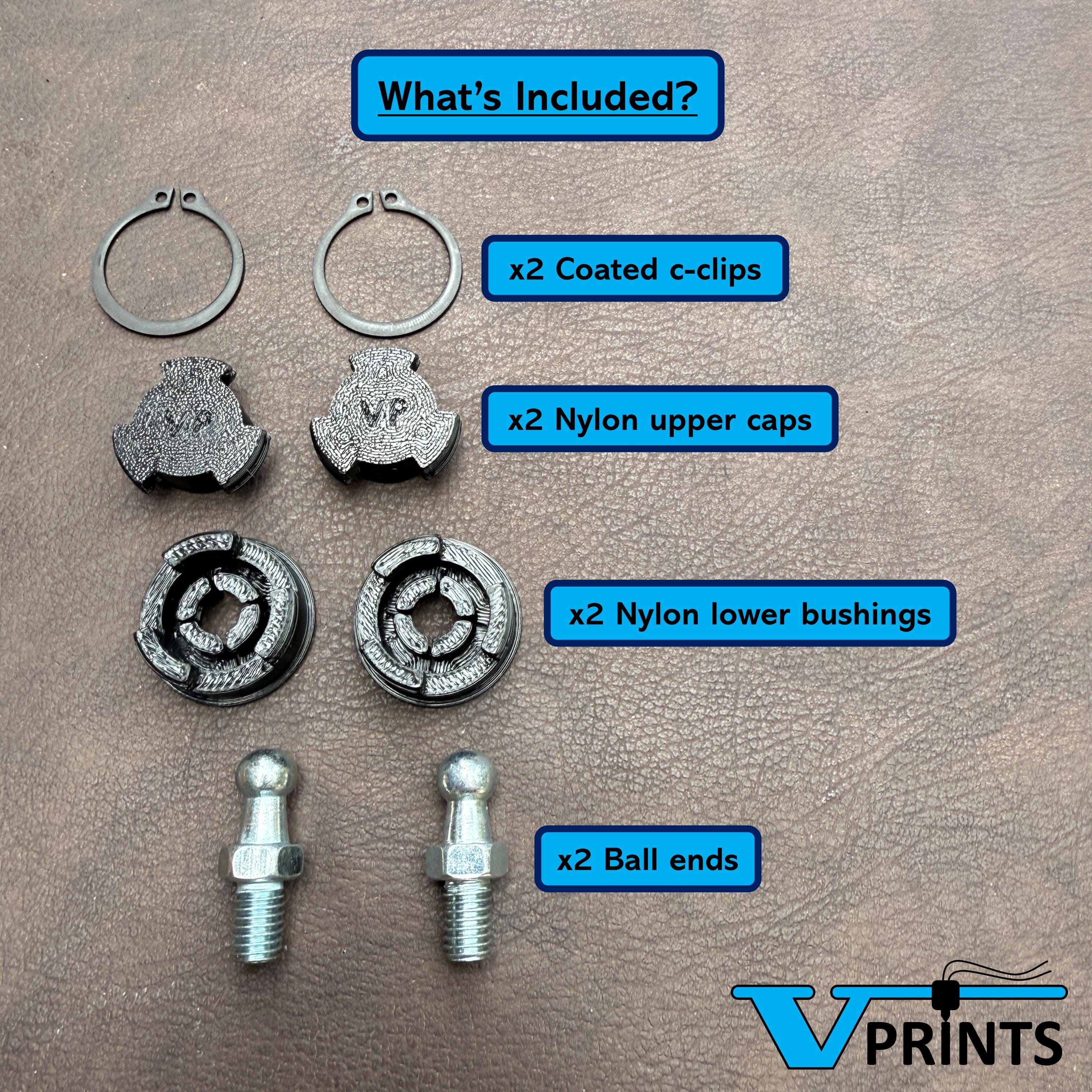 Volvo P80 & P2 26mm Shifter Cable End Bushings Kit