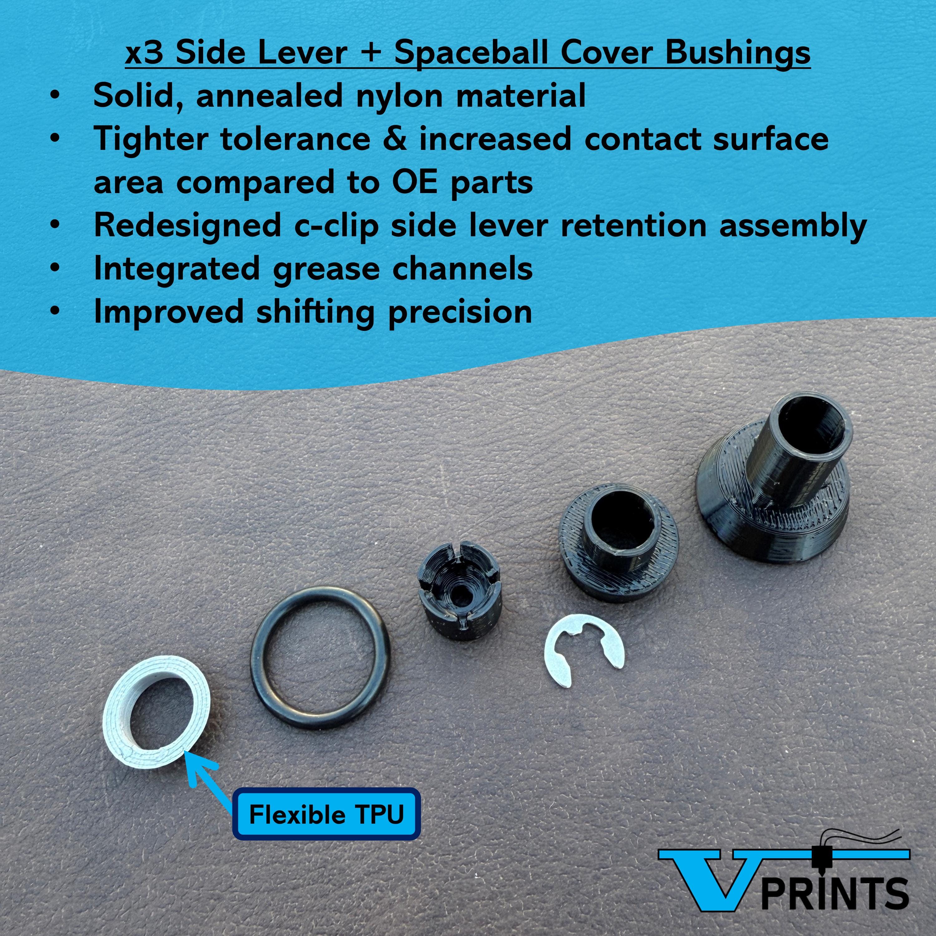 Volvo P2 Spaceball Shifter Bushings Precision Upgrade Kit