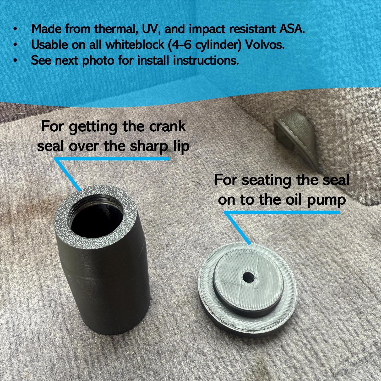 Volvo Front Crank Seal Install Tools (PN 9995747)